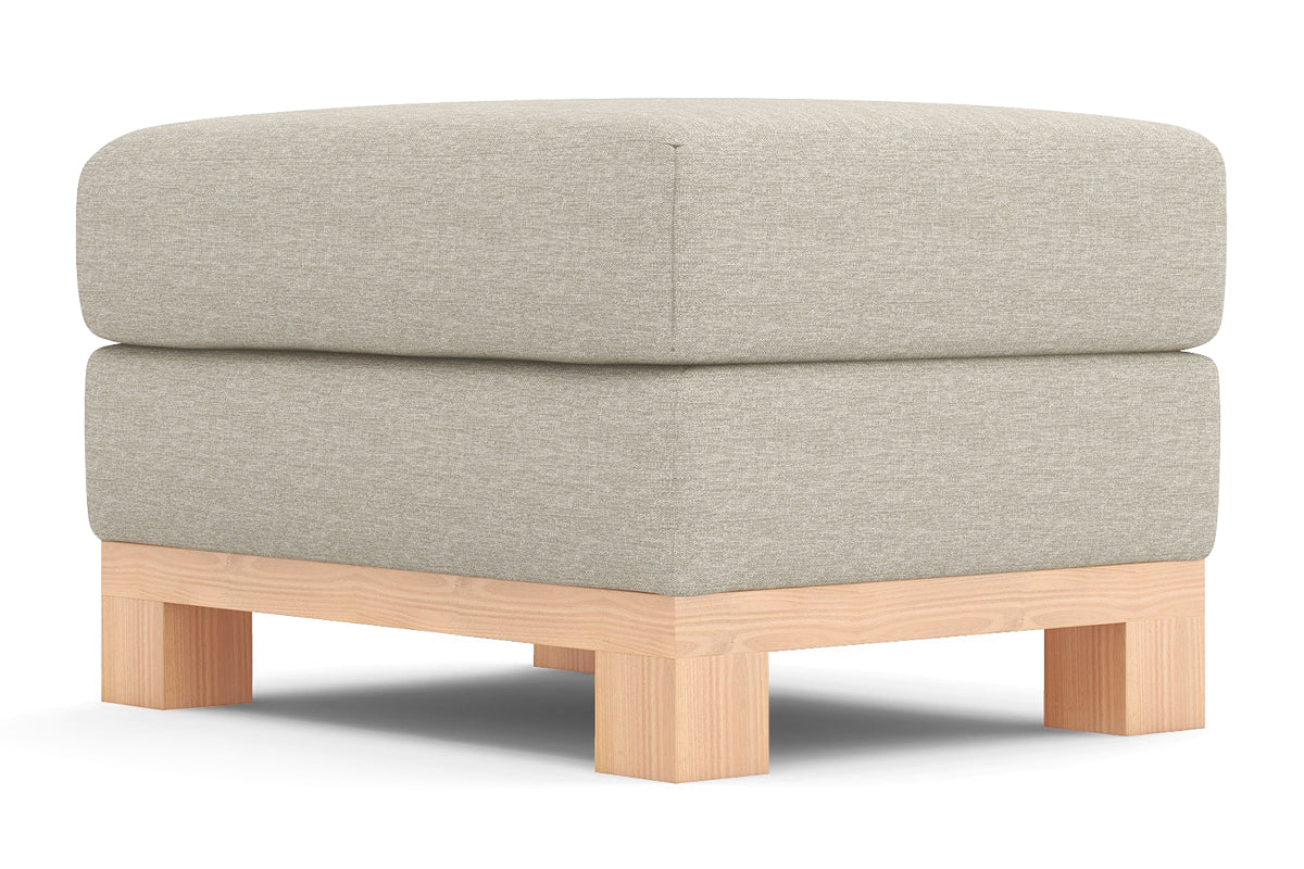 Avalon Ottoman :: Leg Finish: Natural / Size: 23x30