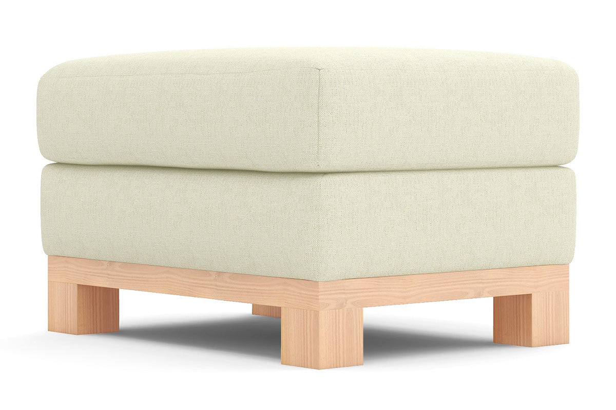 Avalon Ottoman :: Leg Finish: Natural / Size: 23x30