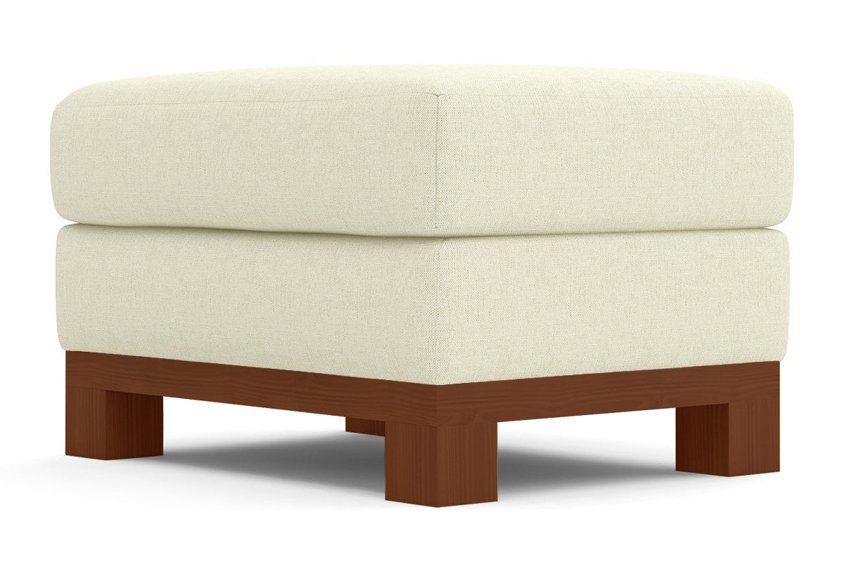 Avalon Ottoman :: Leg Finish: Pecan / Size: 23x30