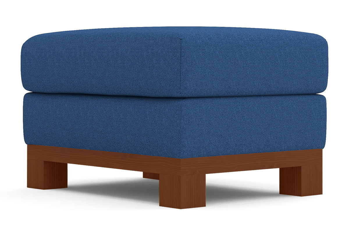 Avalon Ottoman :: Leg Finish: Pecan / Size: 23x30