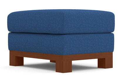 Avalon Ottoman :: Leg Finish: Pecan / Size: 23x30