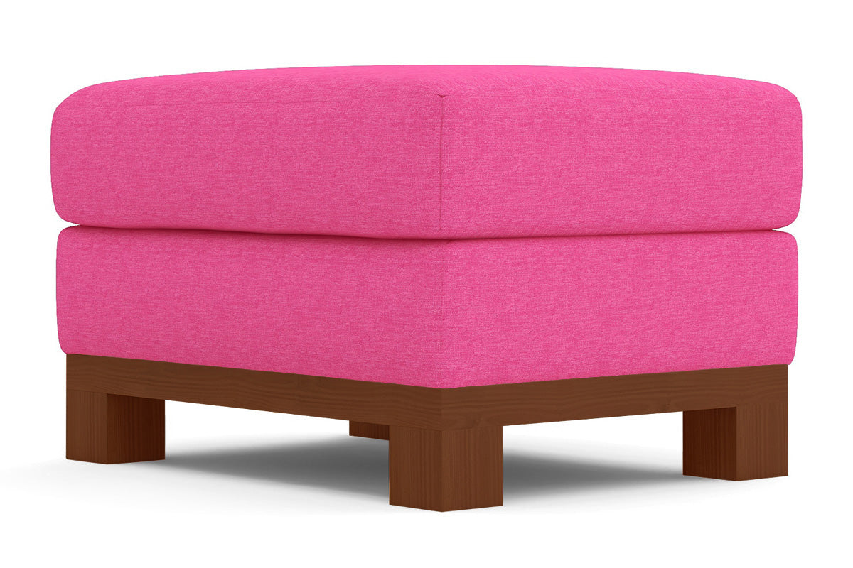 Avalon Ottoman :: Leg Finish: Pecan / Size: 23x30