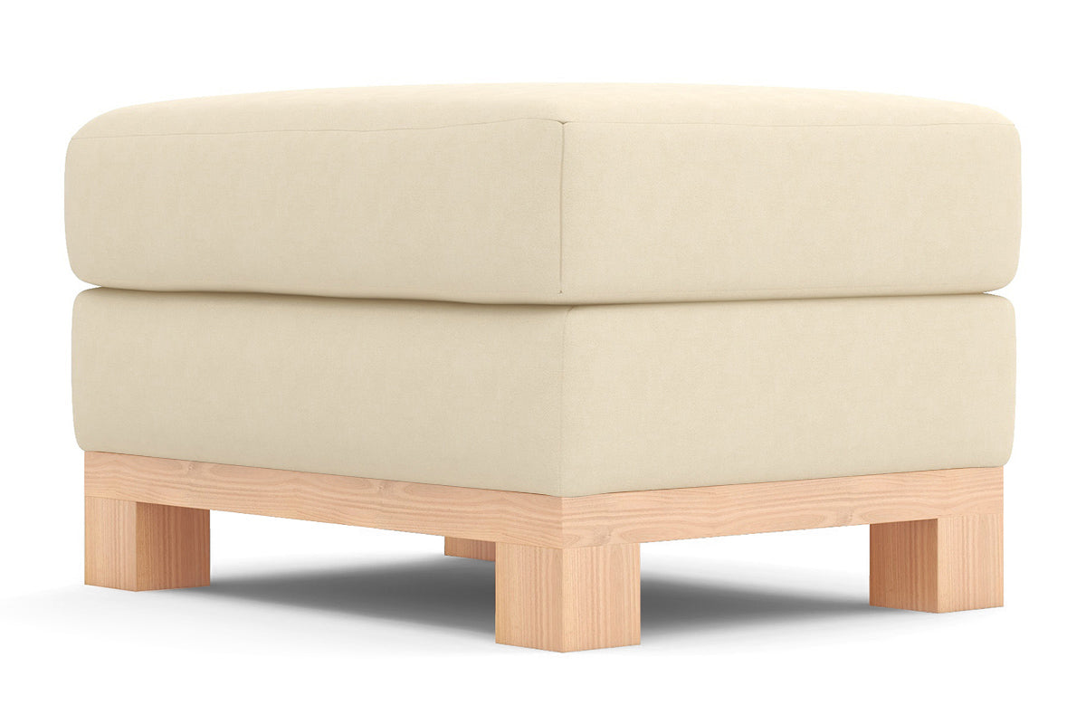 Avalon Ottoman :: Leg Finish: Natural / Size: 23x30