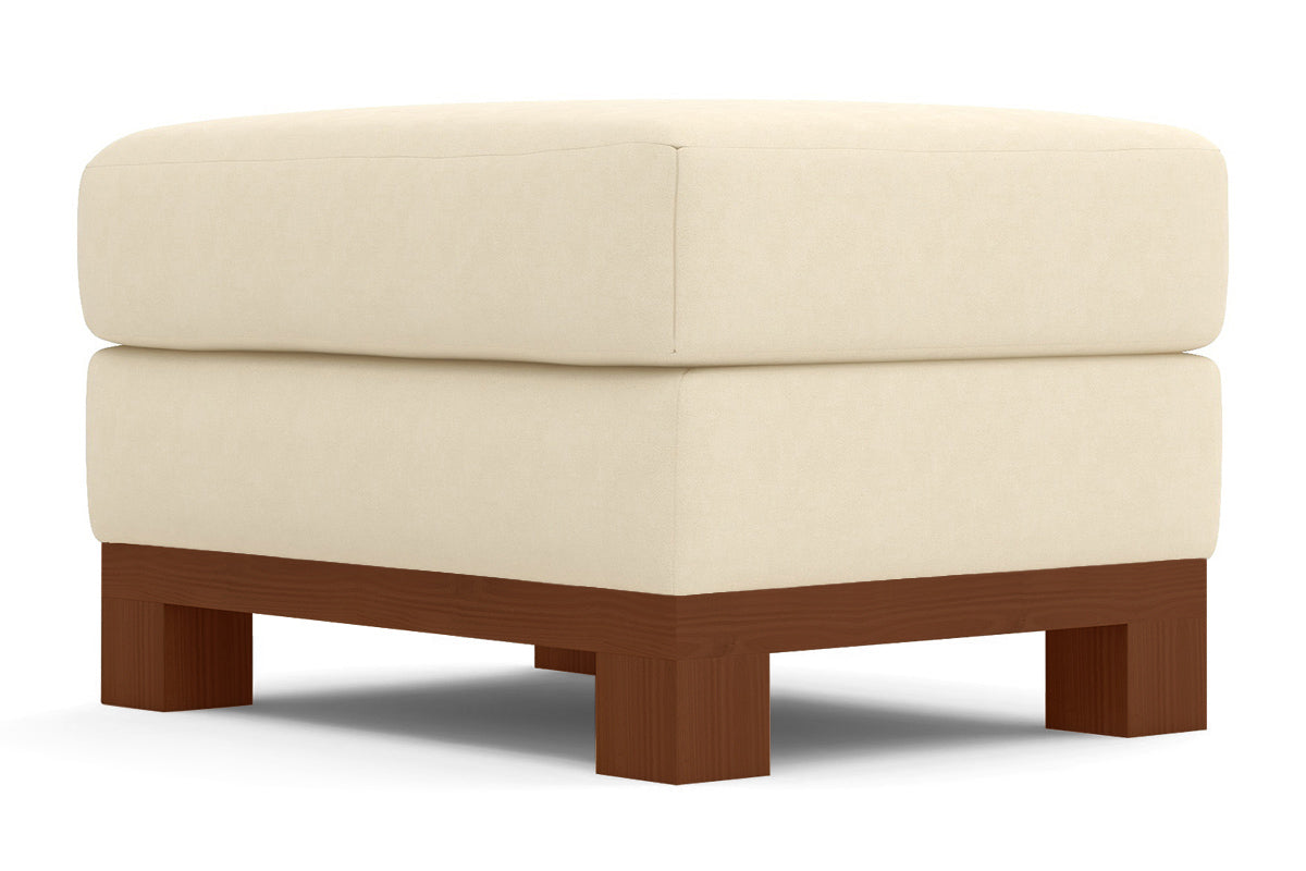 Avalon Ottoman :: Leg Finish: Pecan / Size: 23x30