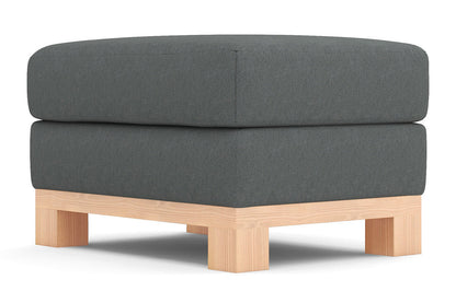 Avalon Ottoman :: Leg Finish: Natural / Size: 23x30