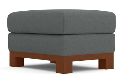 Avalon Ottoman :: Leg Finish: Pecan / Size: 23x30