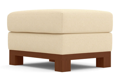 Avalon Ottoman :: Leg Finish: Pecan / Size: 23x30