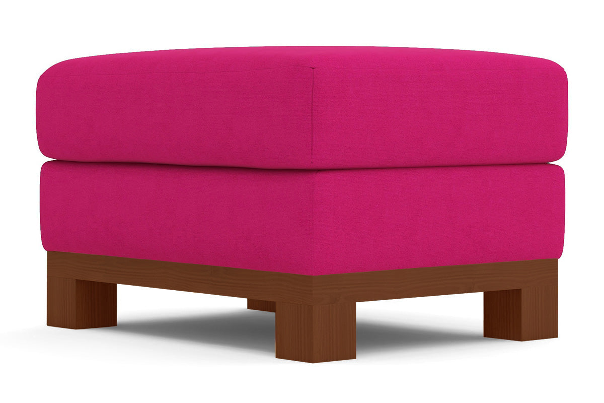 Avalon Ottoman :: Leg Finish: Pecan / Size: 23x30