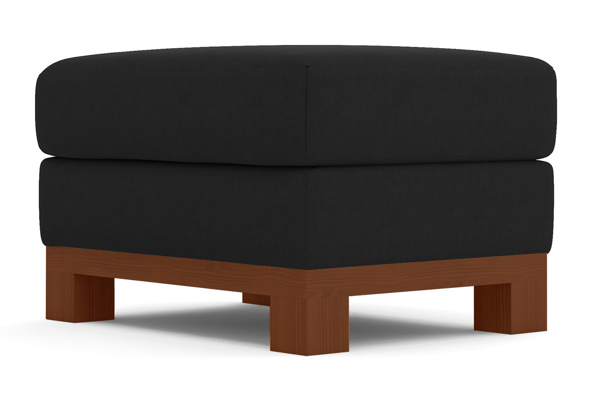 Avalon Ottoman :: Leg Finish: Pecan / Size: 23x30