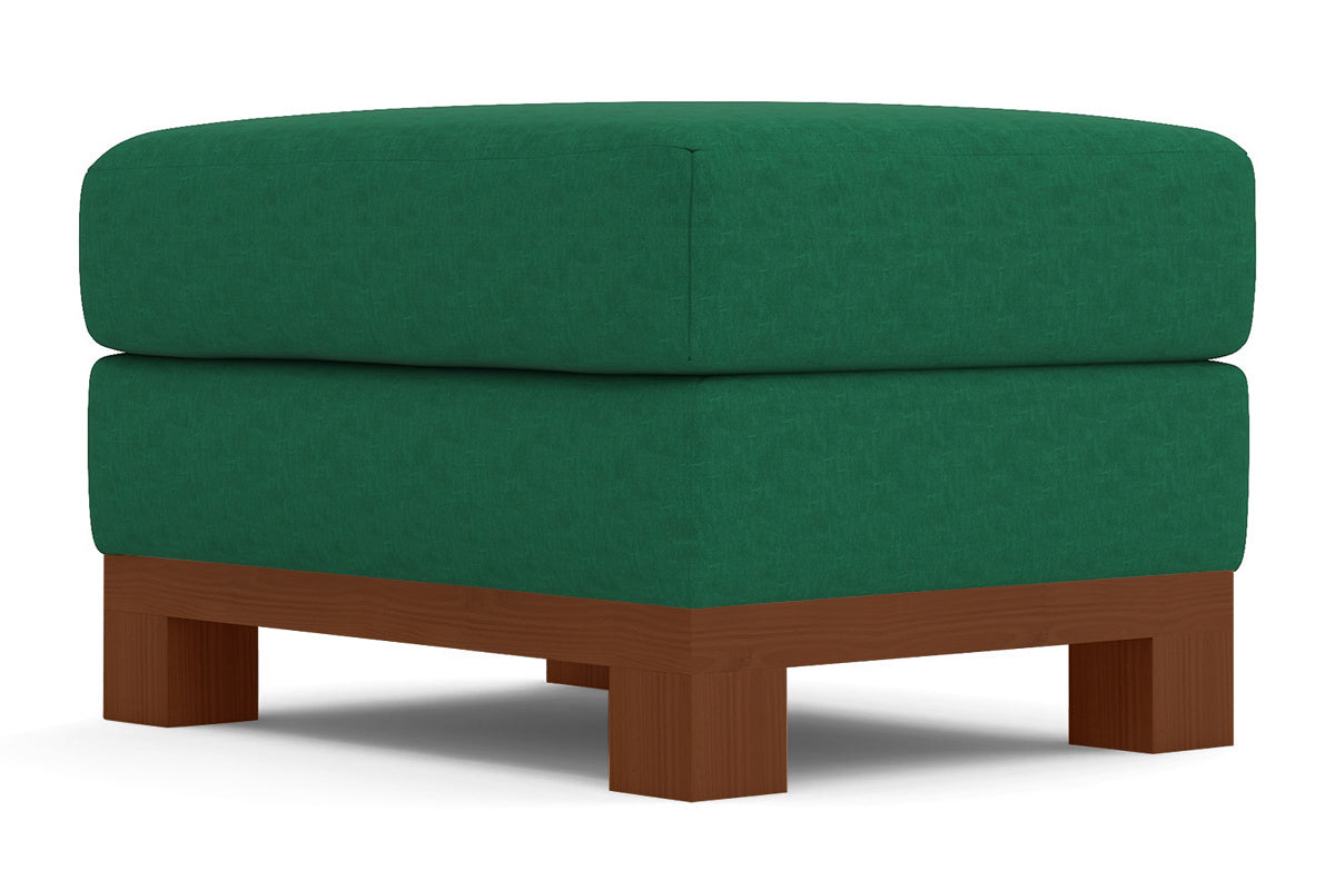 Avalon Ottoman :: Leg Finish: Pecan / Size: 23x30