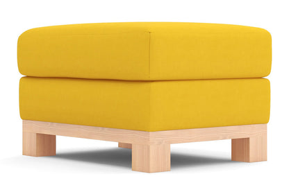 Avalon Ottoman :: Leg Finish: Natural / Size: 23x30