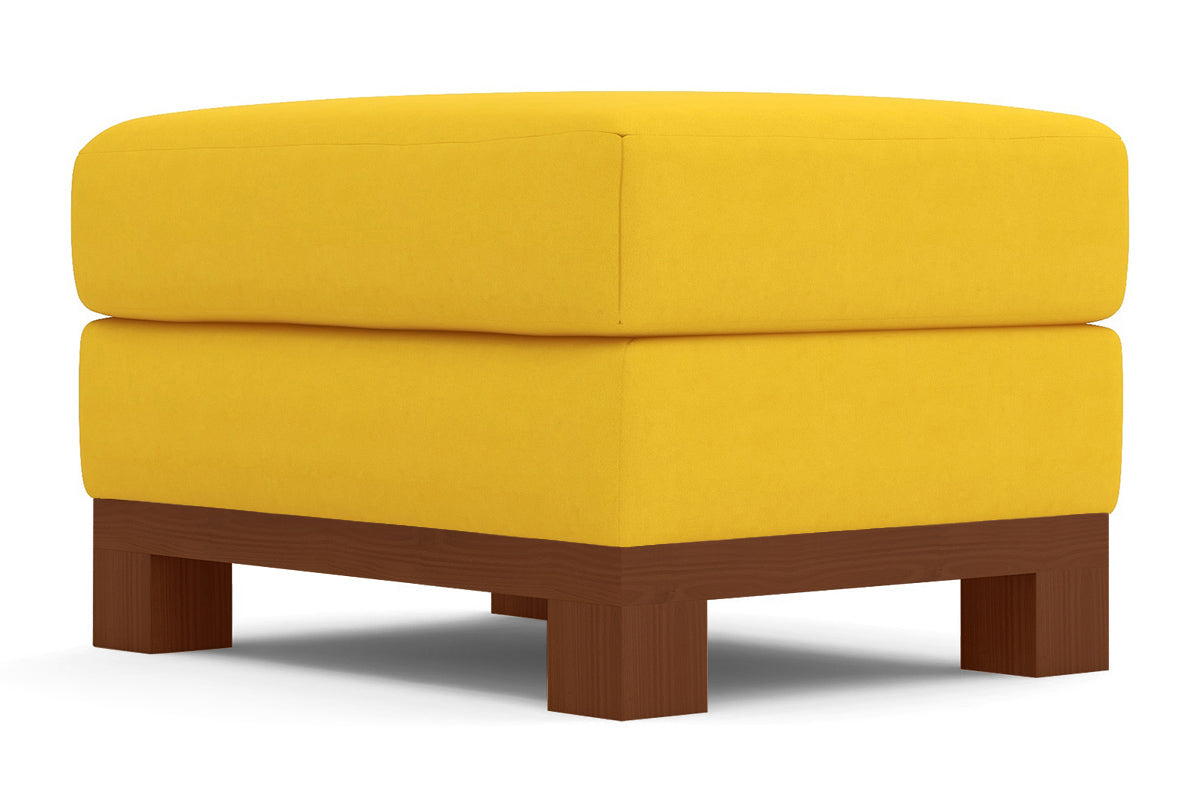 Avalon Ottoman :: Leg Finish: Pecan / Size: 23x30