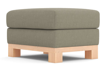 Avalon Ottoman :: Leg Finish: Natural / Size: 23x30