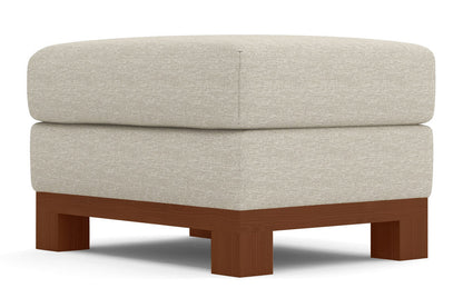 Avalon Ottoman :: Leg Finish: Pecan / Size: 23x30