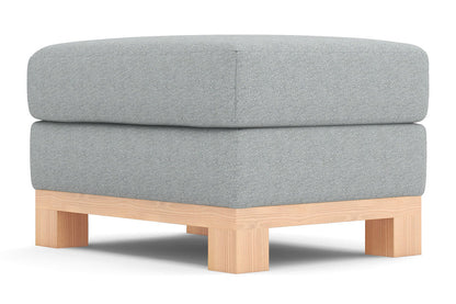 Avalon Ottoman :: Leg Finish: Natural / Size: 23x30