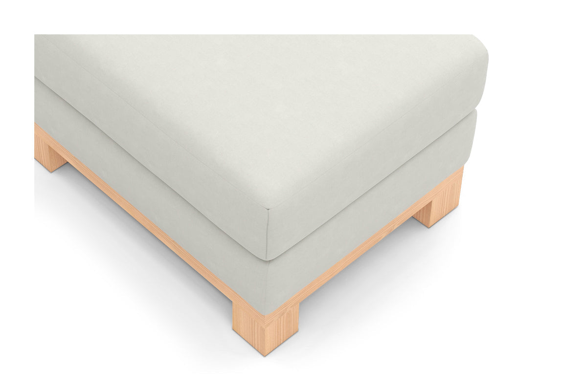 Avalon Ottoman :: Leg Finish: Natural / Size: 23x30