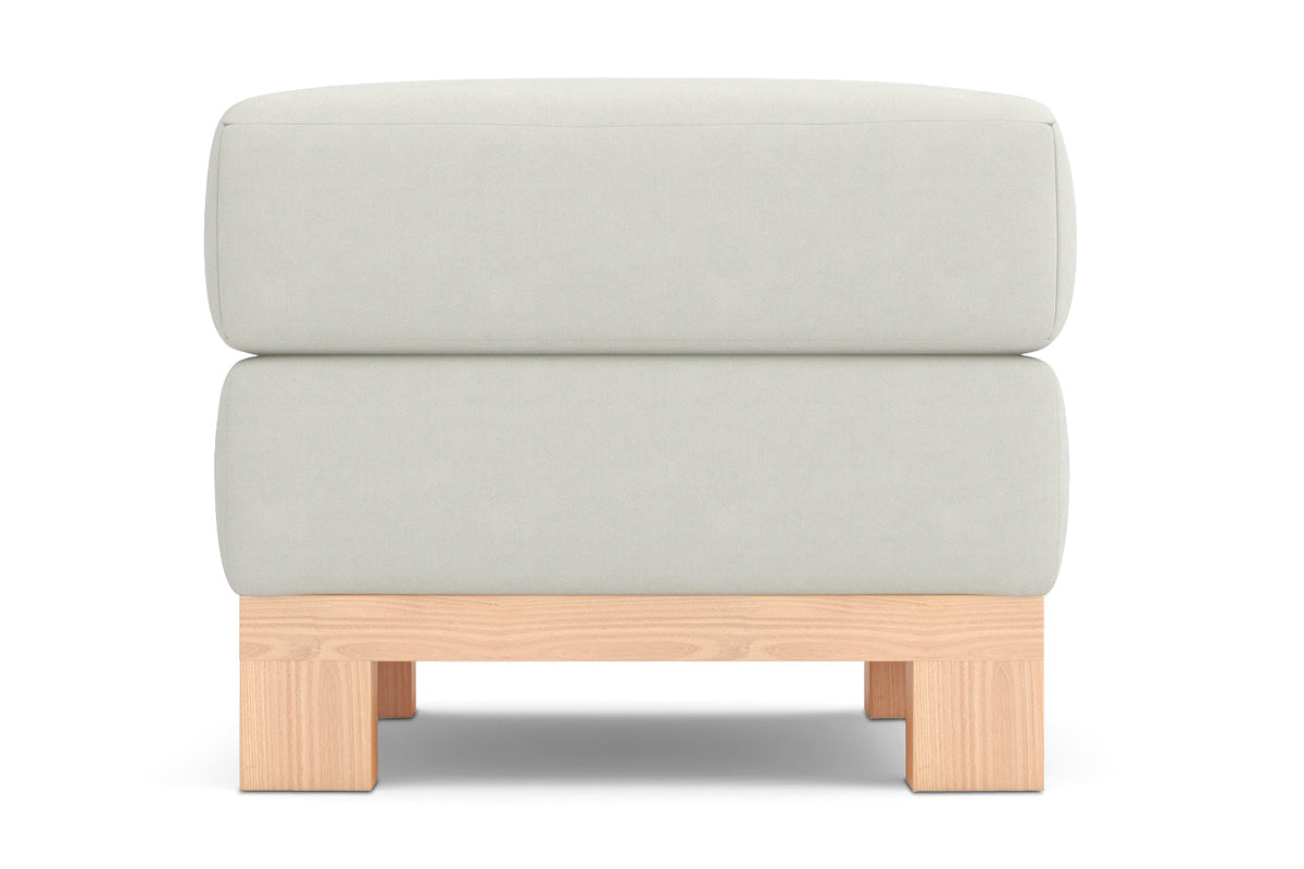 Avalon Ottoman :: Leg Finish: Natural / Size: 23x30