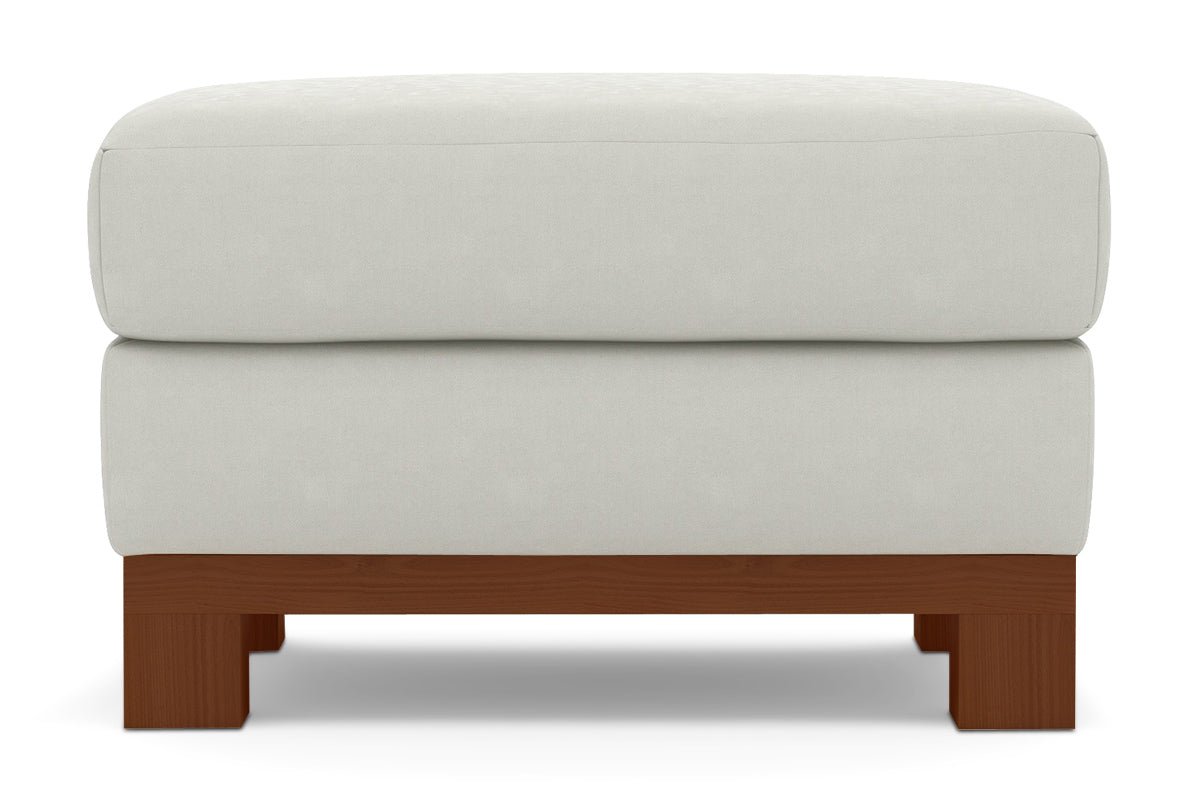 Avalon Ottoman :: Leg Finish: Pecan / Size: 23x30