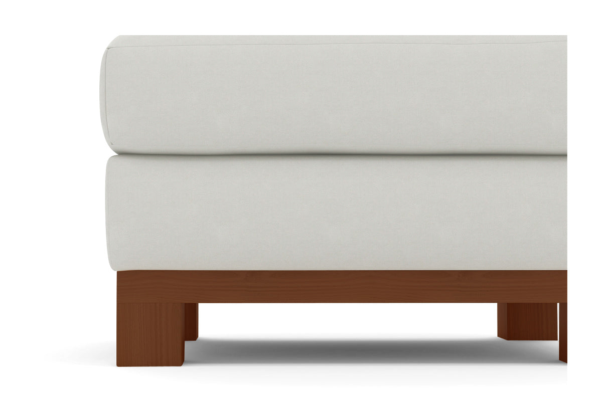 Avalon Ottoman :: Leg Finish: Pecan / Size: 23x30