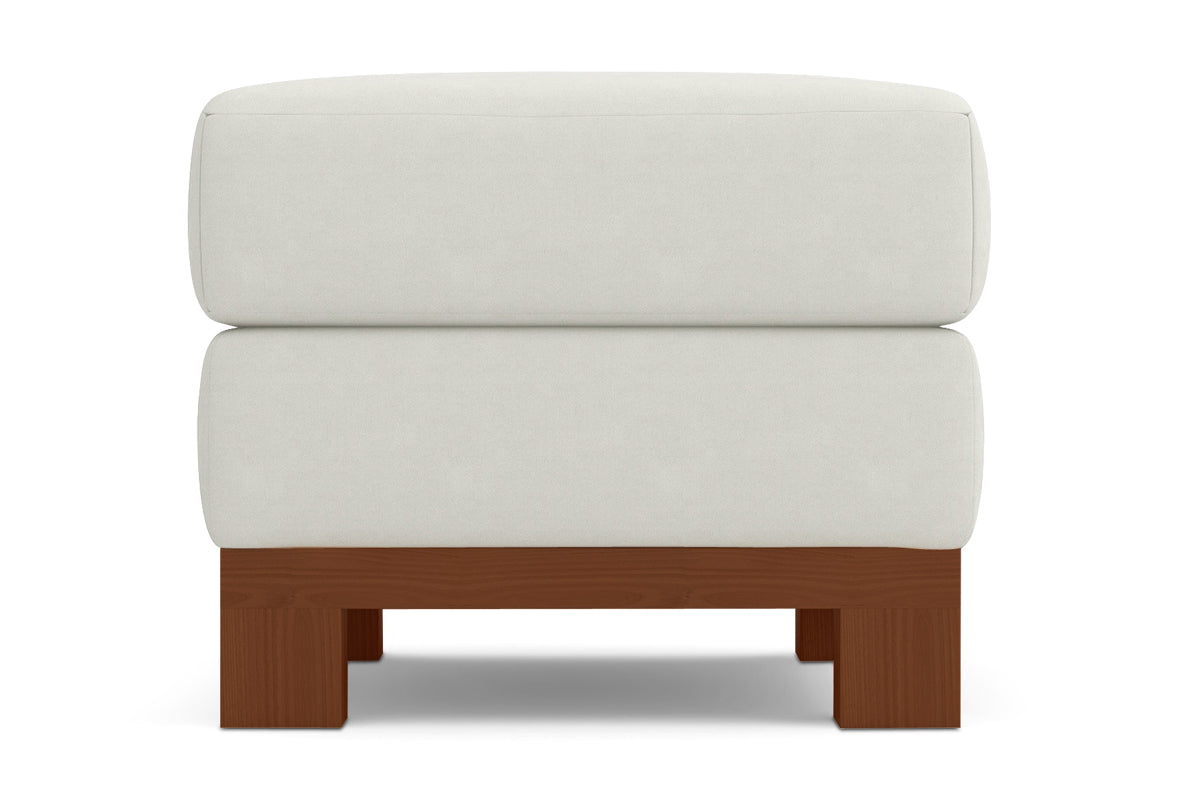 Avalon Ottoman :: Leg Finish: Pecan / Size: 23x30