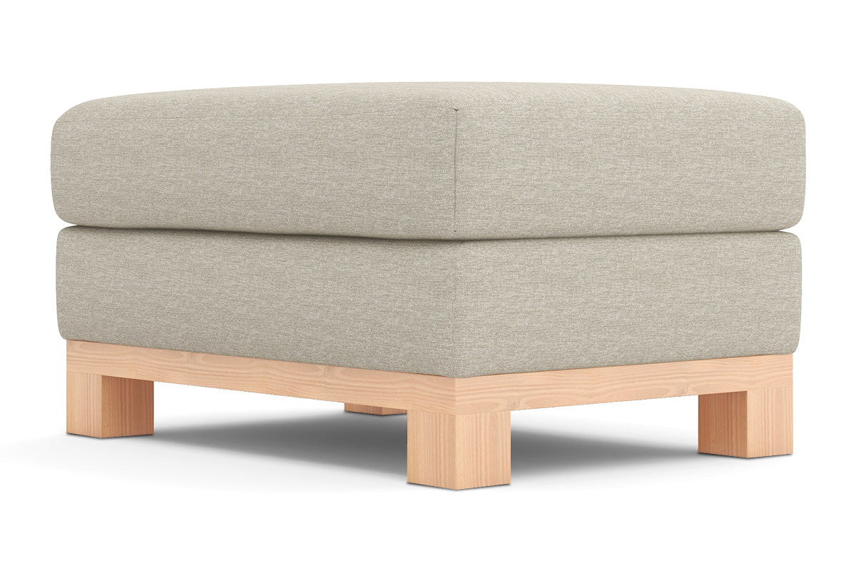 Avalon Ottoman :: Leg Finish: Natural / Size: 25x35