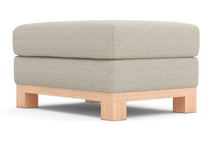 Avalon Ottoman :: Leg Finish: Natural / Size: 25x35