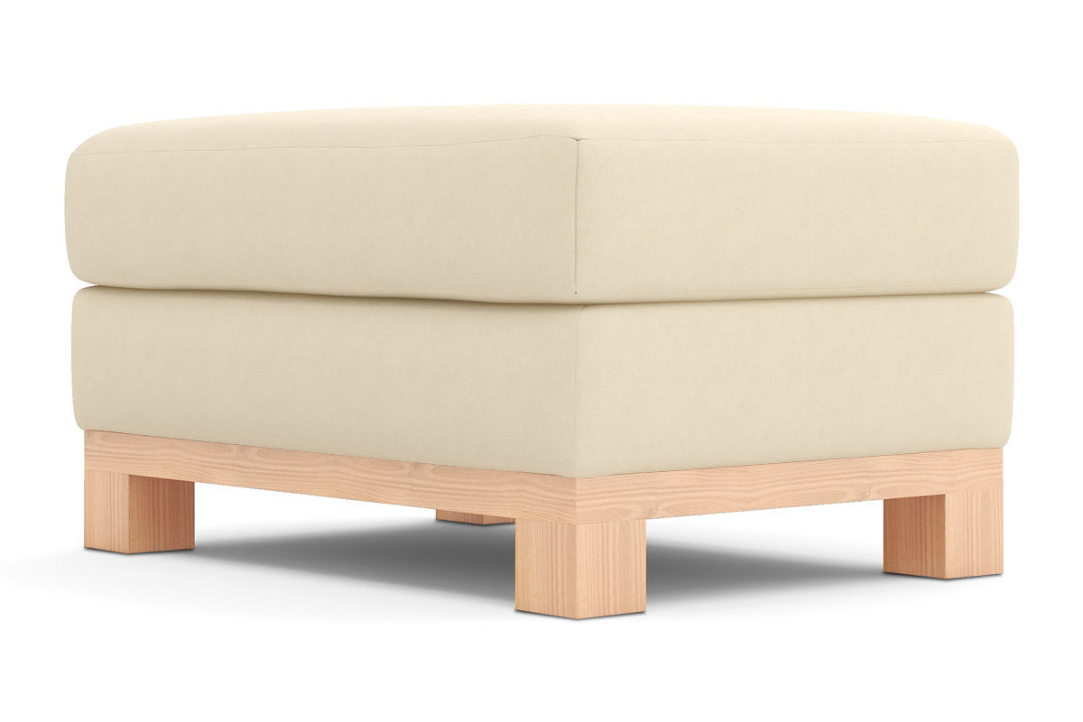 Avalon Ottoman :: Leg Finish: Natural / Size: 25x35