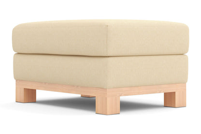 Avalon Ottoman :: Leg Finish: Natural / Size: 25x35