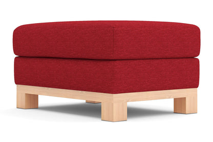 Avalon Ottoman :: Leg Finish: Natural / Size: 25x35