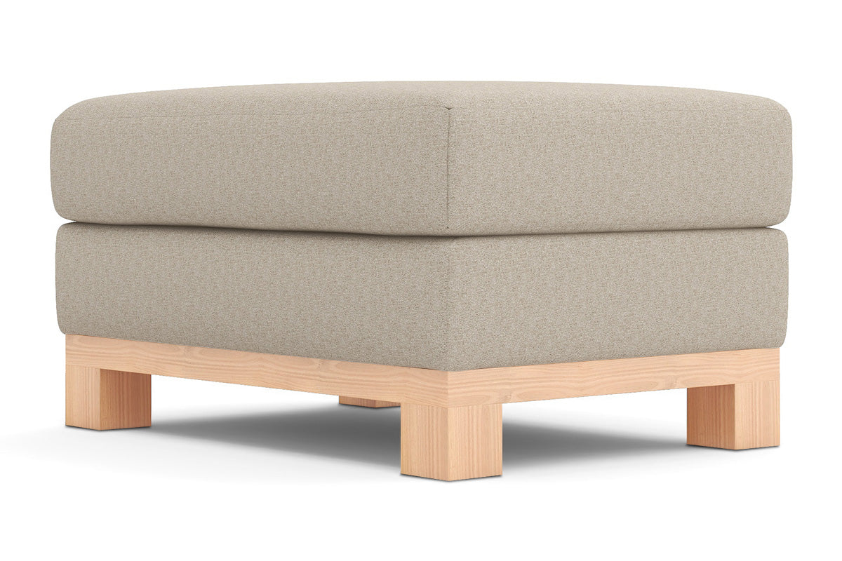 Avalon Ottoman :: Leg Finish: Natural / Size: 25x35