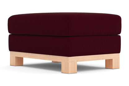 Avalon Ottoman :: Leg Finish: Natural / Size: 25x35