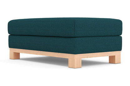 Avalon Ottoman :: Leg Finish: Natural / Size: 28x48