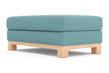 Avalon Ottoman :: Leg Finish: Natural / Size: 28x48