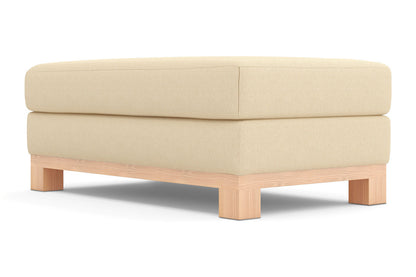 Avalon Ottoman :: Leg Finish: Natural / Size: 28x48