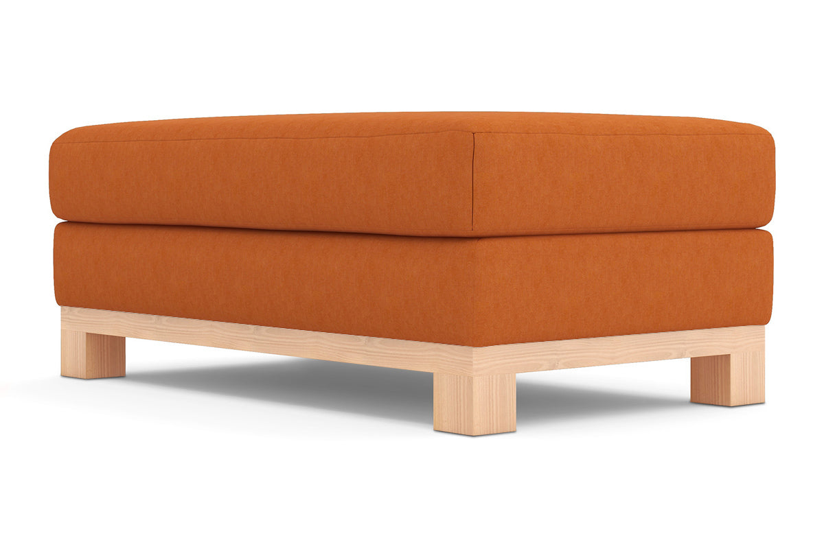 Avalon Ottoman :: Leg Finish: Natural / Size: 28x48