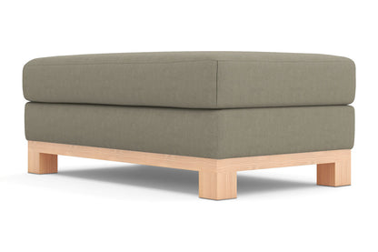 Avalon Ottoman :: Leg Finish: Natural / Size: 28x48