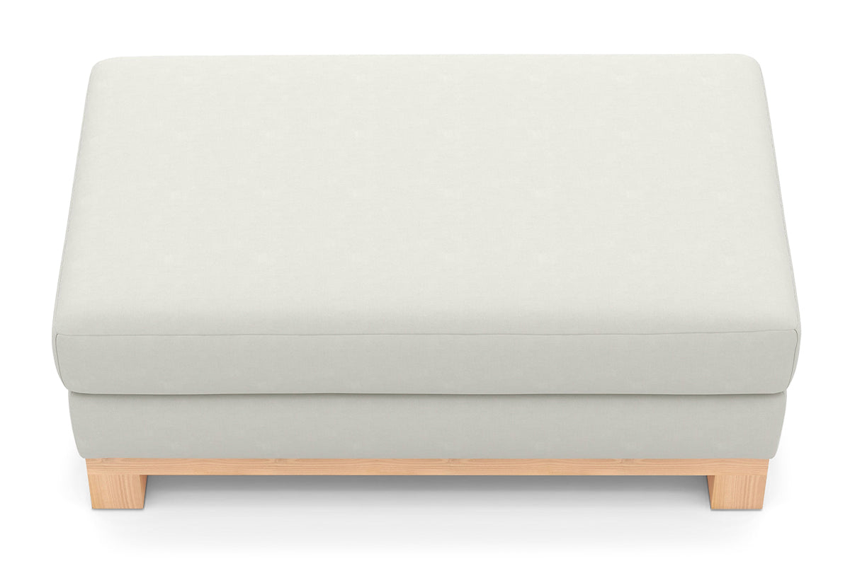 Avalon Ottoman :: Leg Finish: Natural / Size: 28x48