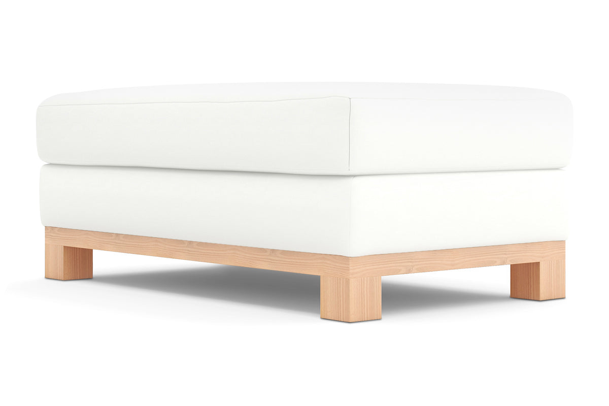 Avalon Ottoman :: Leg Finish: Natural / Size: 28x48