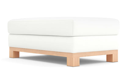 Avalon Ottoman :: Leg Finish: Natural / Size: 28x48