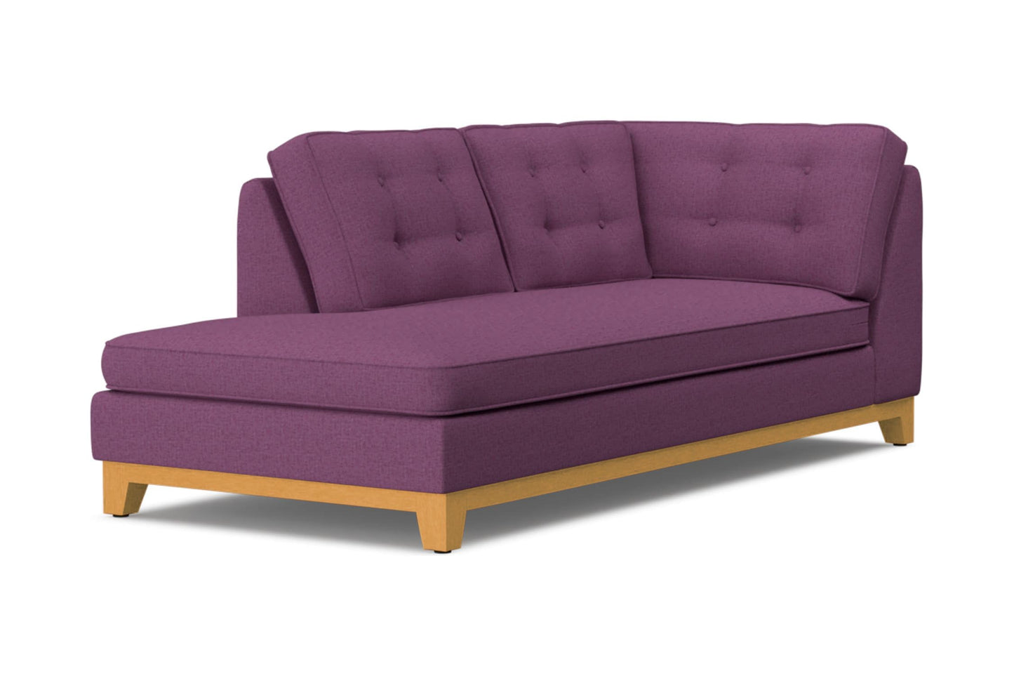 Brentwood Left Arm Chaise :: Leg Finish: Natural / Configuration: LAF - Chaise on the Left