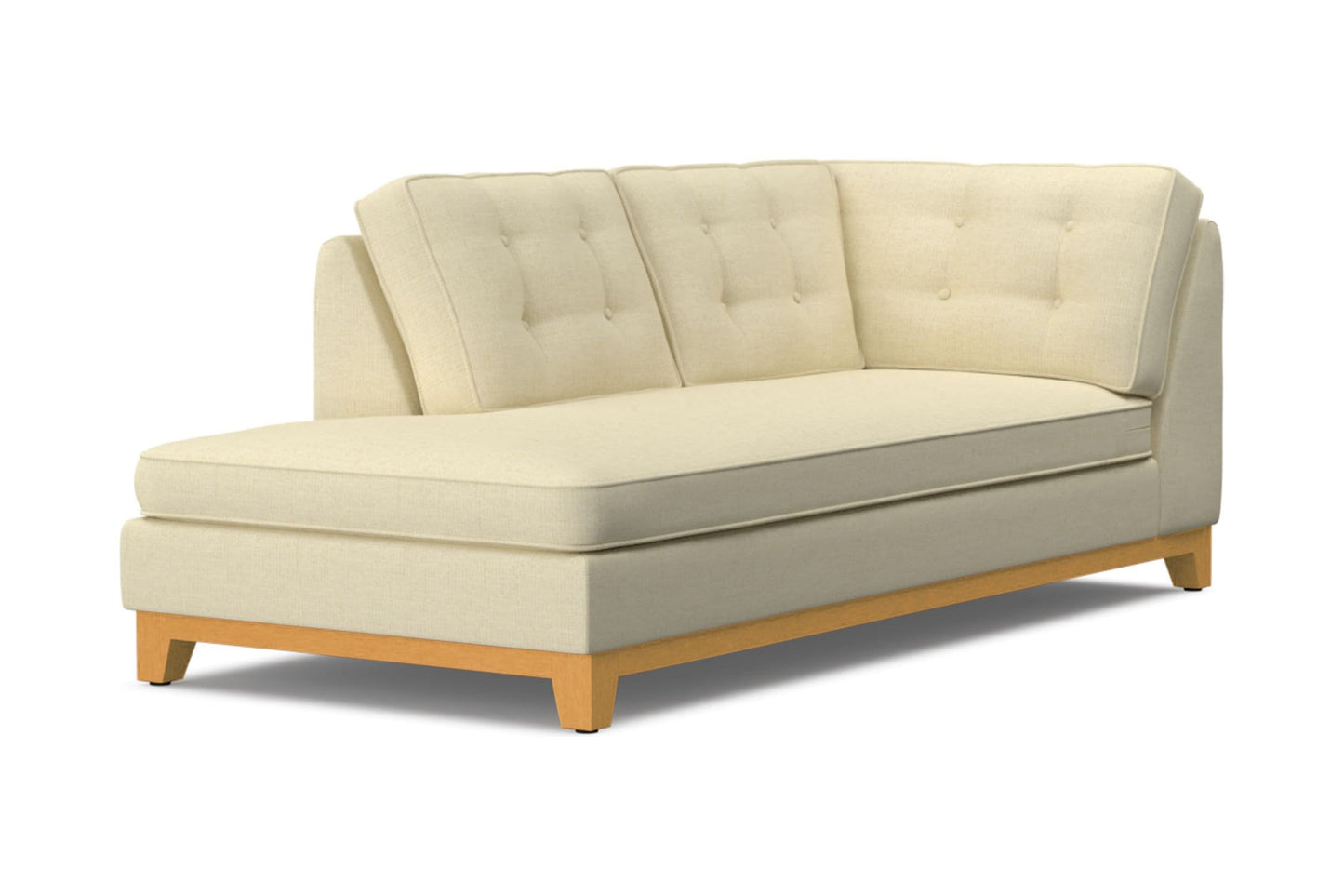 Brentwood Left Arm Chaise :: Leg Finish: Natural / Configuration: LAF - Chaise on the Left