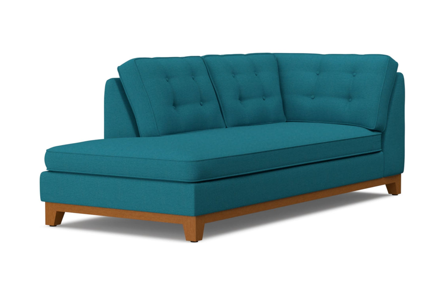 Brentwood Left Arm Chaise :: Leg Finish: Pecan / Configuration: LAF - Chaise on the Left