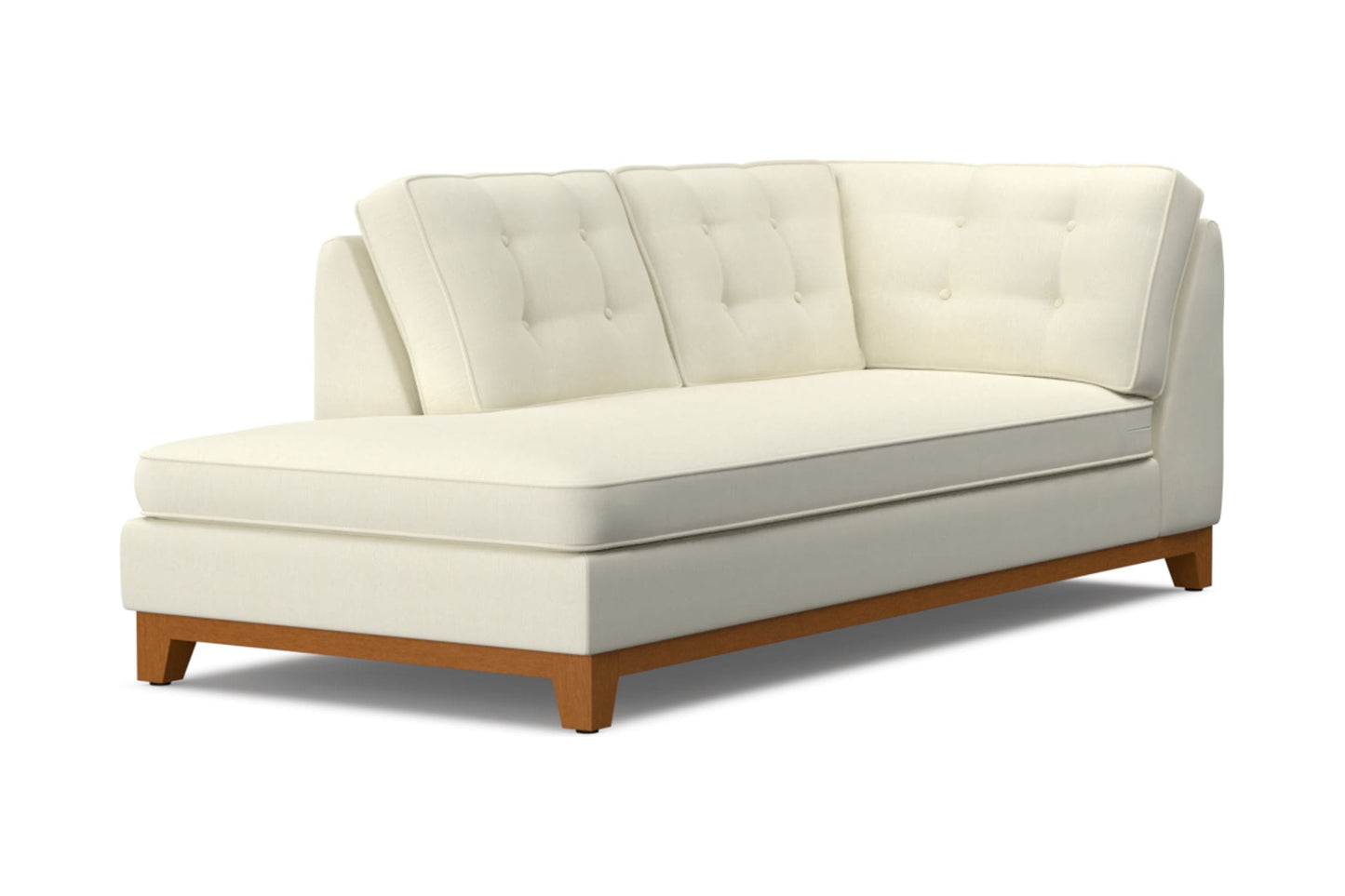 Brentwood Left Arm Chaise :: Leg Finish: Pecan / Configuration: LAF - Chaise on the Left