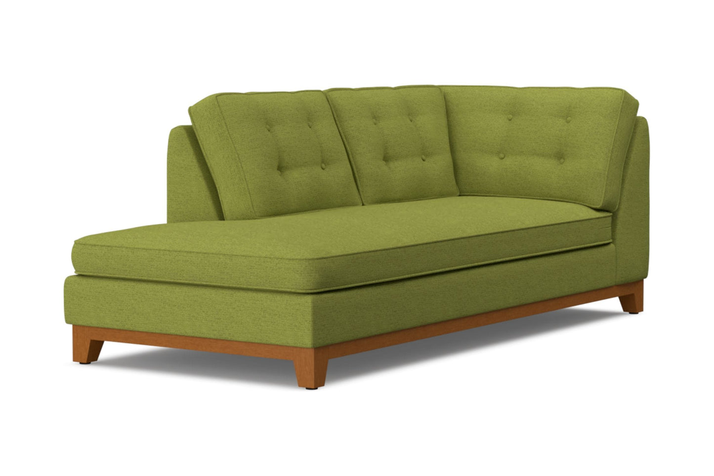 Brentwood Left Arm Chaise :: Leg Finish: Pecan / Configuration: LAF - Chaise on the Left